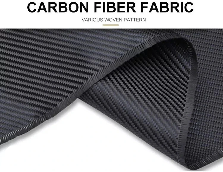 China Factory Fibre Custom Cloth 400GSM M2 Carbon Fiber 3K 200g Fabric with Cheapest Price