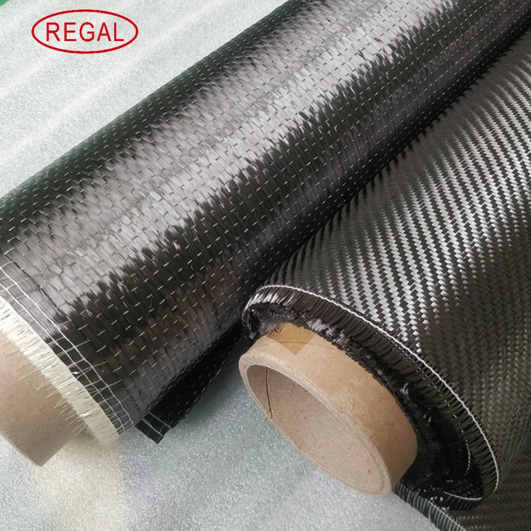 3K 200GSM Twill Carbon Fiber Manufacturer Fabric Fire Resistant 2*2 Carbon Fiber Fabric for Car Hood Production