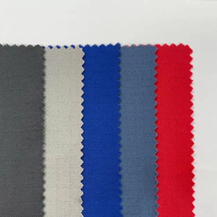 Dy Multicolor Fireproof Slash Cut Proof Woven PARA Aramid Twill Clothing Fabric