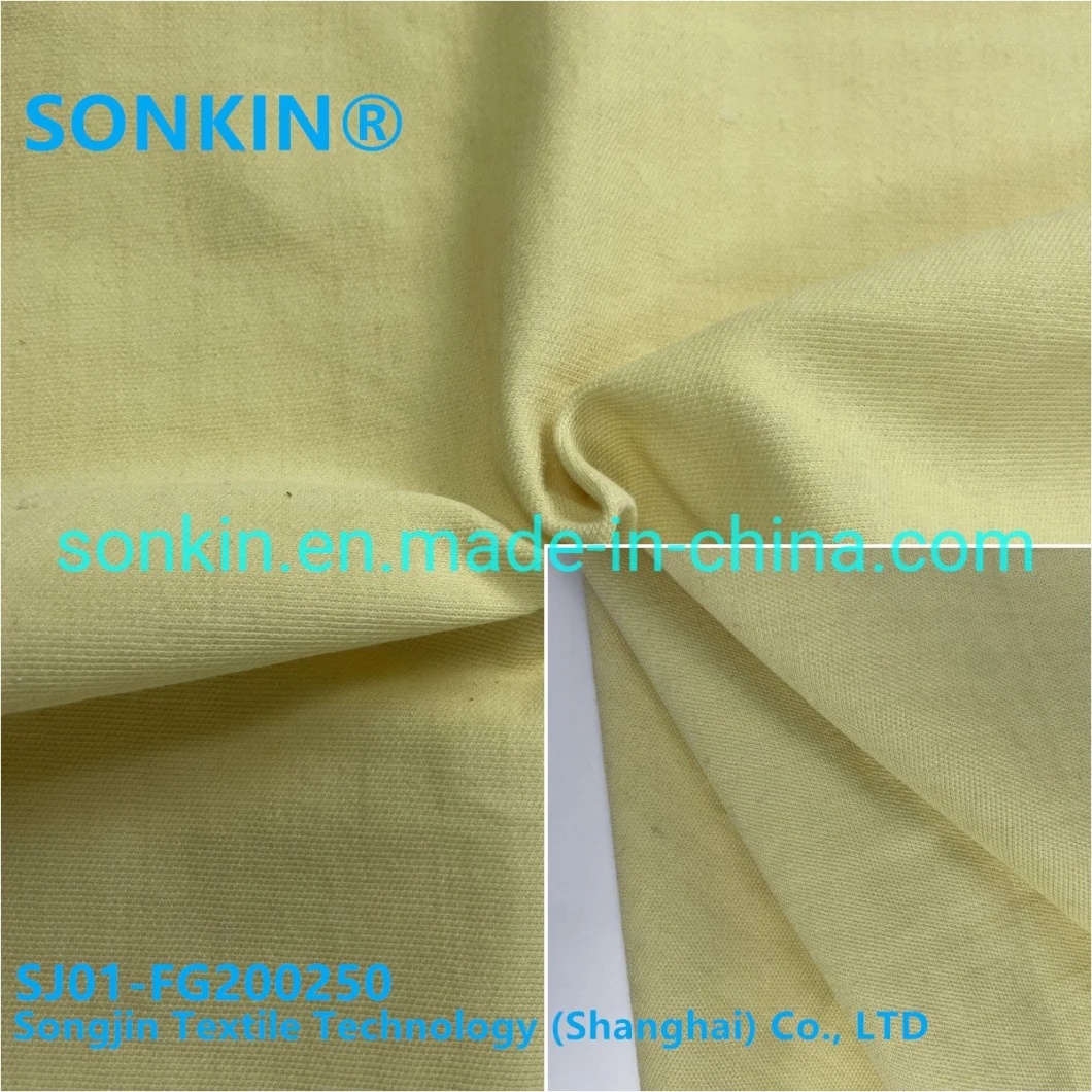 China Manufacturer 250GSM High Temperature Resistance PARA Aramid Fiberglass Cut-Resistant Flame Retardant Garment Fabric