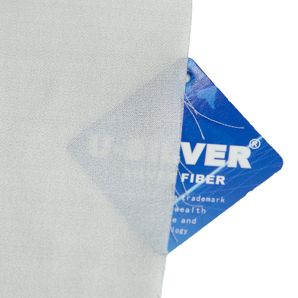 Silk-Silver Anti-Radiation Emf/RF Shielding Silver Fiber Fabric for Scarf /Clothing